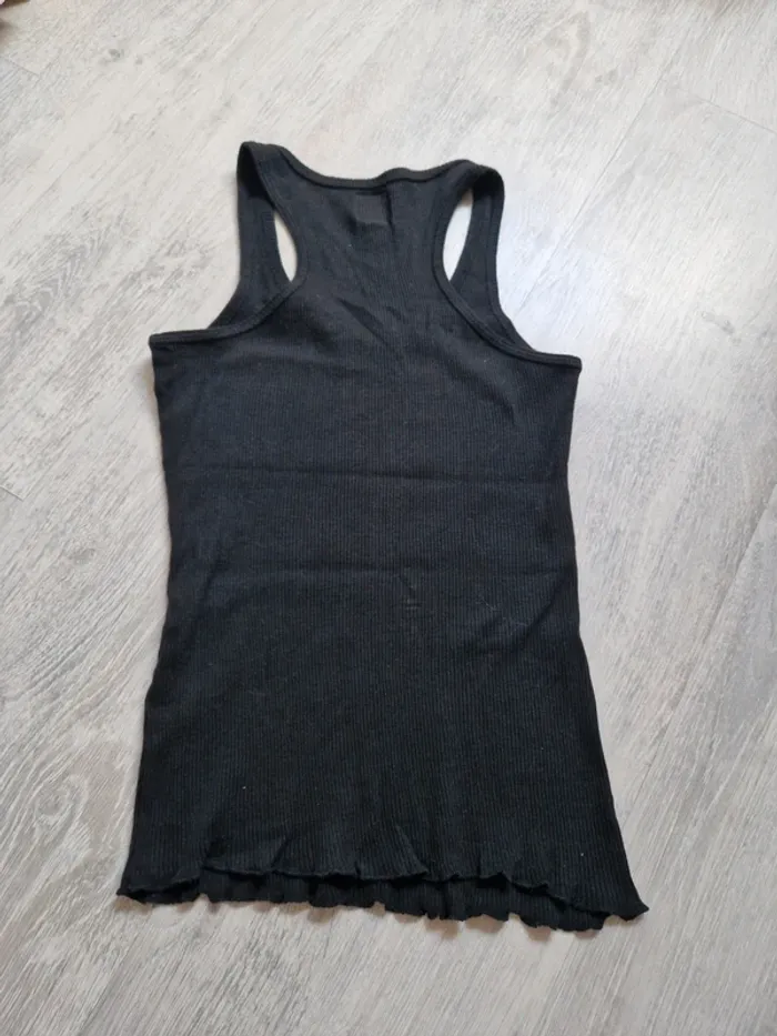 Débardeur Farniente Jennyfer noir et blanc indiqué taille S mais convient à un XS - photo numéro 4