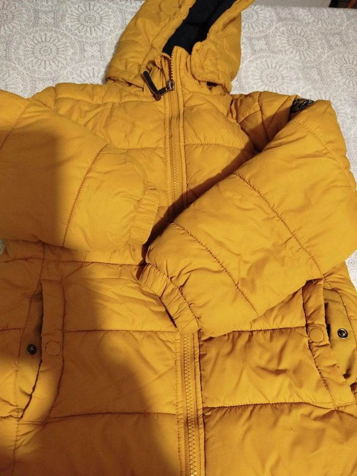 Doudoune jaune moutarde - photo numéro 2