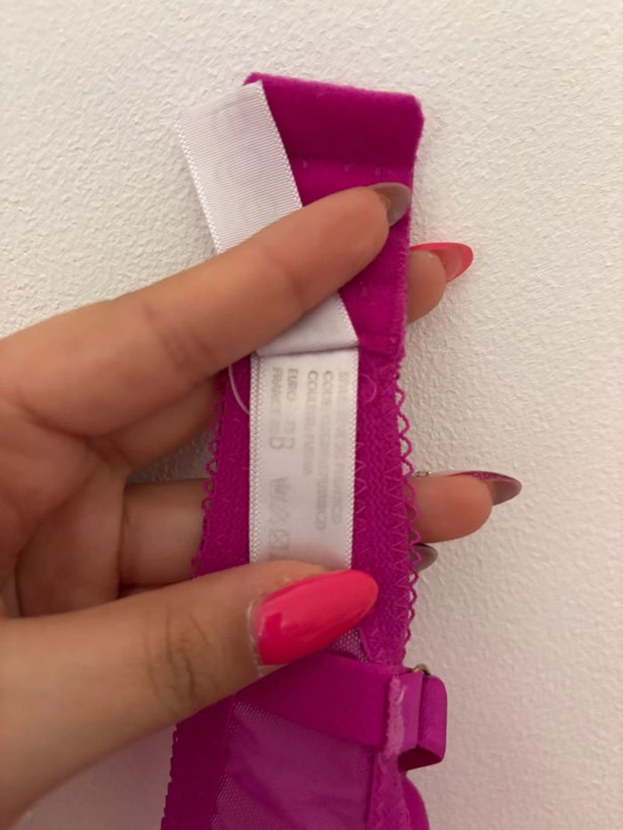 🌺Soutien-gorge push up violet avec dentelle Taille EU 75B/ FR 90B🌺 - photo numéro 8