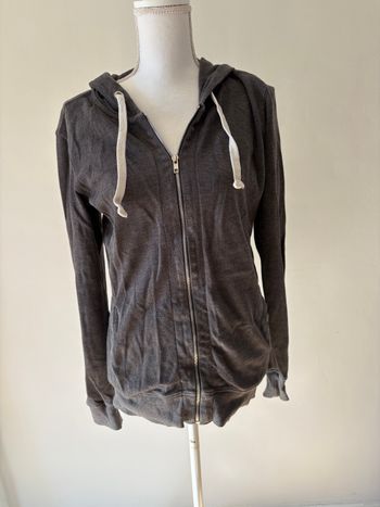 Gilet à capuche femme – gris anthracite – Biaggio Jeans & Co – Taille M