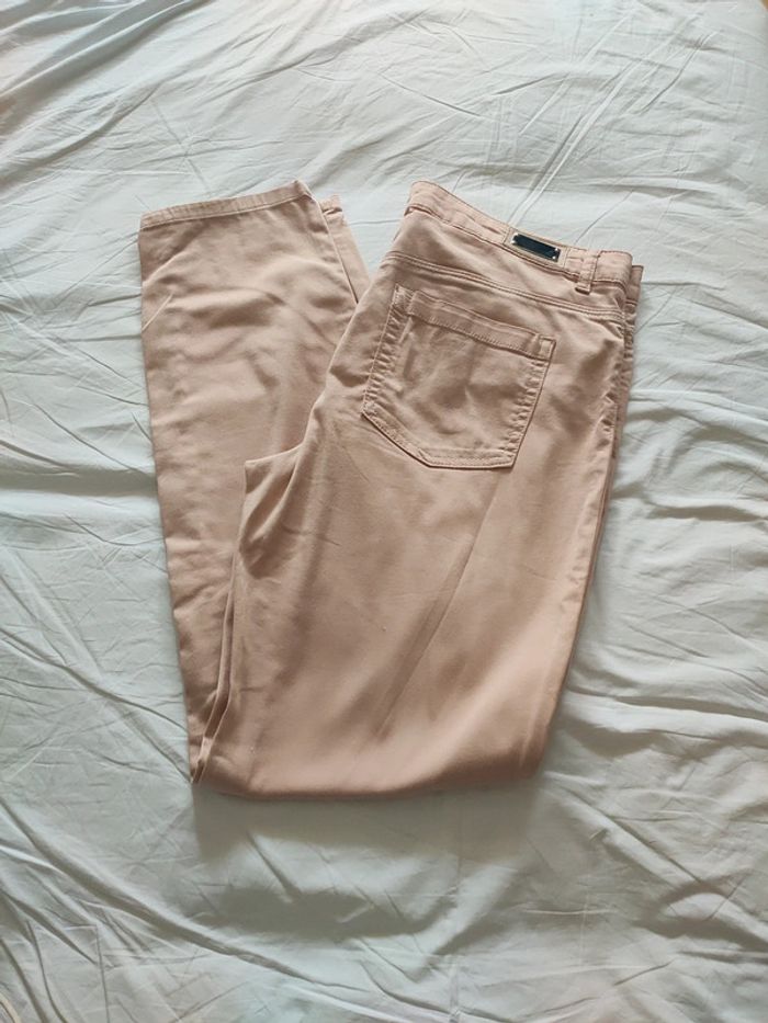 Jeans femme marron clair - beige 42 m&mode