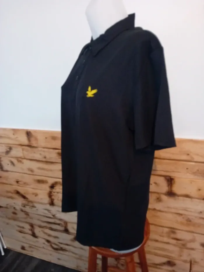 Polo noir homme - photo numéro 4