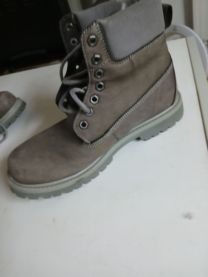 Chaussures hautes en cuir - photo numéro 3