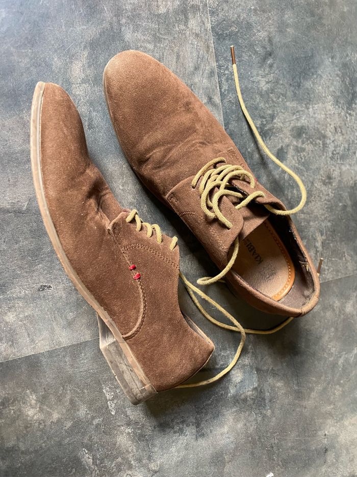 Chaussures daim marron 41 kiabi