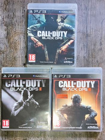 Trilogy Call of duty Blackops 1/2/3 Playstation 3 complet collection VF