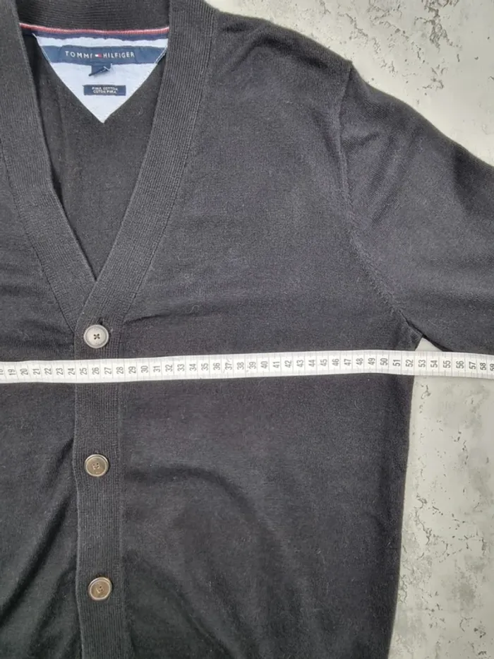 Cardigan noir Tommy Hilfiger – Taille M Homme - photo numéro 9