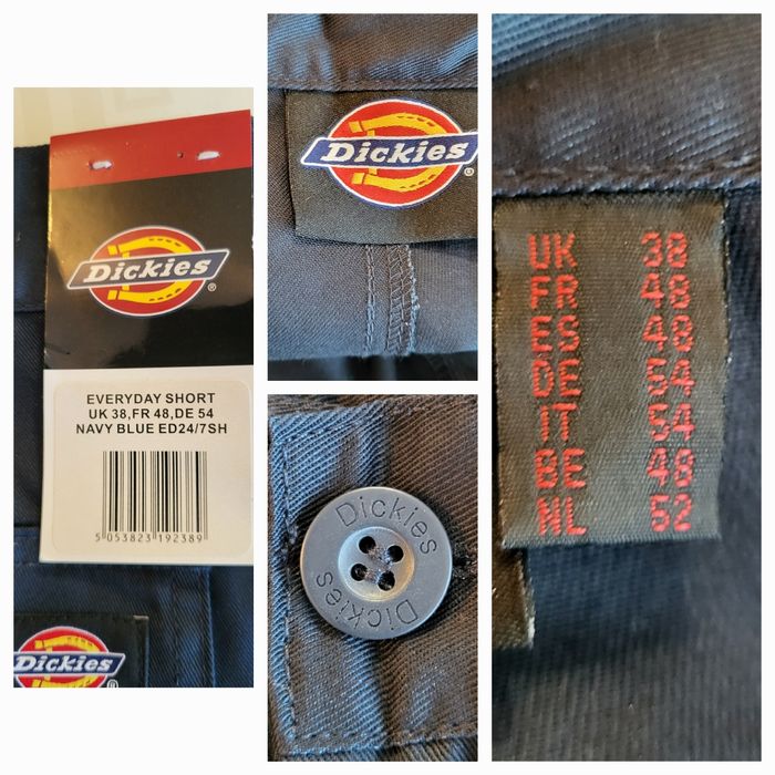 Dickies Everyday Short de Travail TFr46 - Bleu Marine-Multi poches -Mod. ED247SH-Neuf - photo numéro 4