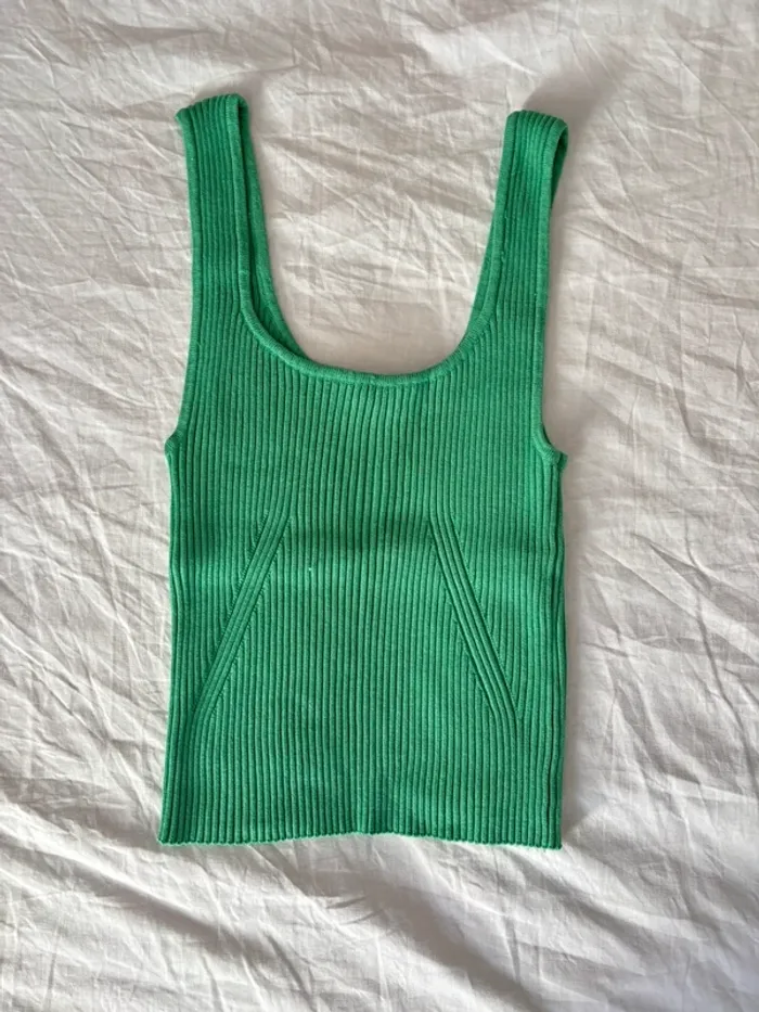 Débardeur vert Ginatricot - photo numéro 2