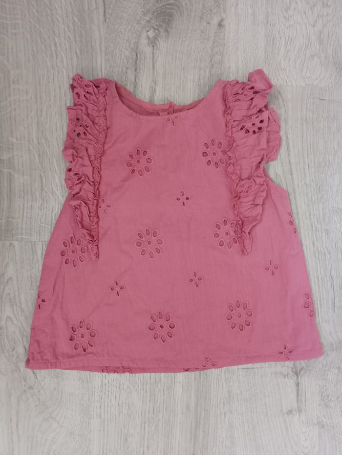 Blouse framboise Eden et Victor 3 ans