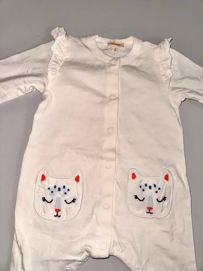 Pyjama coton catimini 3 mois - photo numéro 2