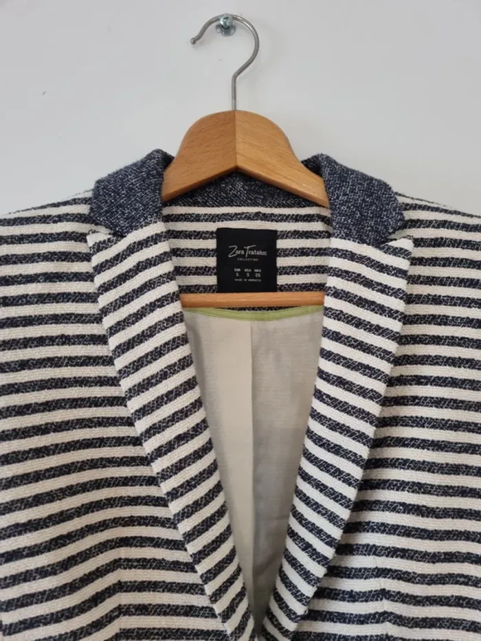 Veste blazer marinière - photo numéro 4