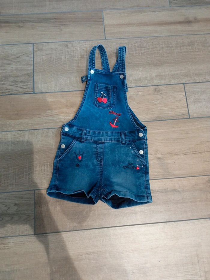 Salopette short 6/7 ans