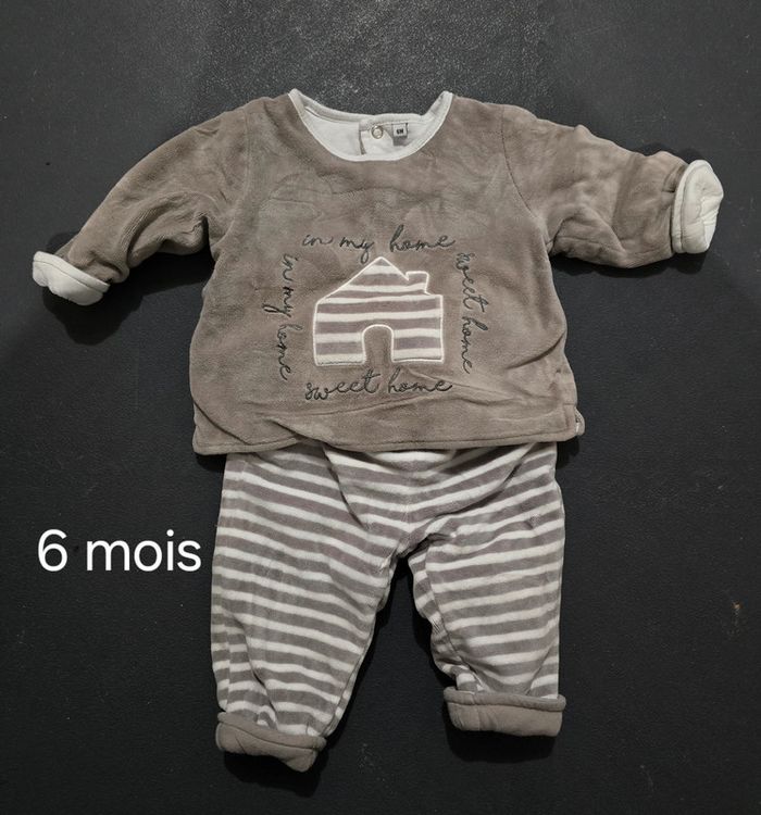 Pyjama 2 pièce chaud 6 mois