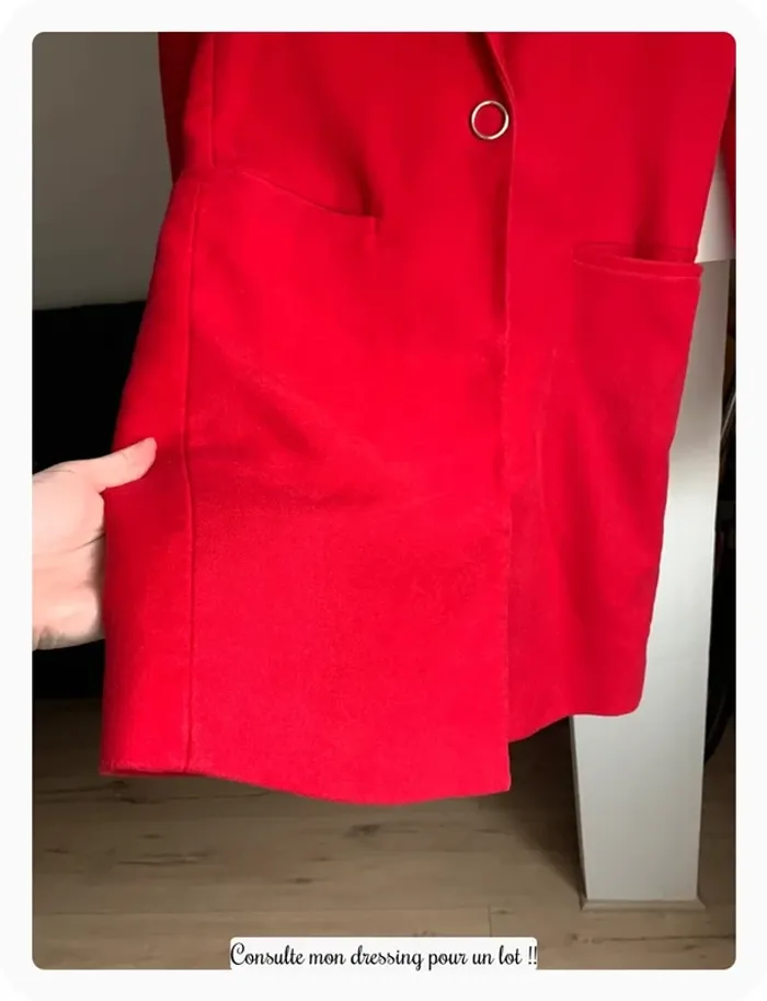 Manteau veste longue Mango - photo numéro 3
