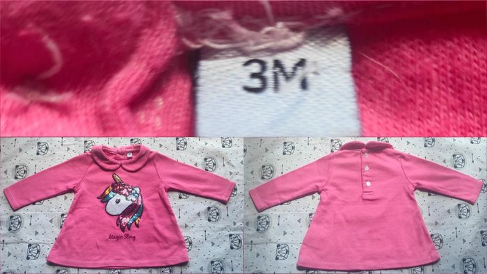 Tee-shirt ML taille 3 mois