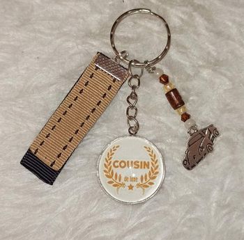 Porte clé cousin " Cousin de luxe"