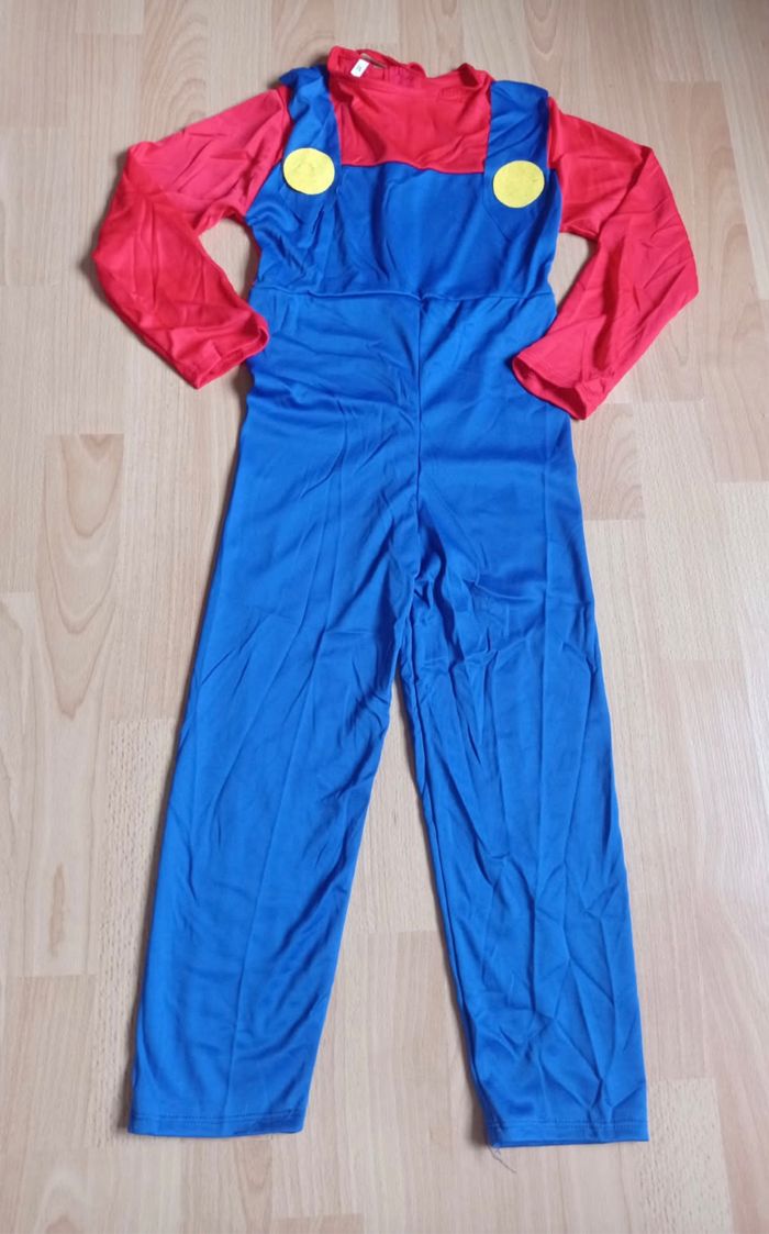 Déguisement combinaison Mario et accessoires 5-6ans - photo numéro 7