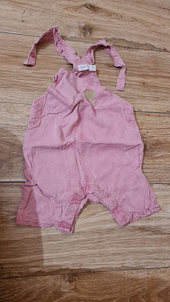 Salopette short taille 36 mois 92 cm