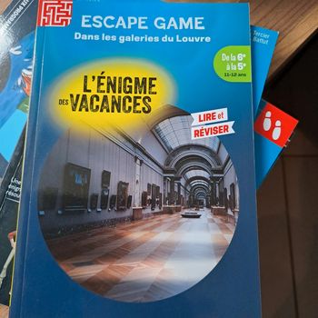 Escape game cahier de vacances 6ème/5eme #nathan