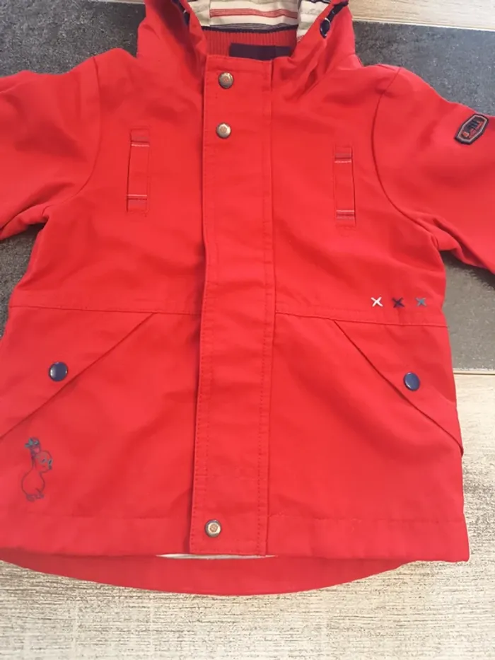 Parka coupe-vent garçon 12 mois sergent major - photo numéro 8