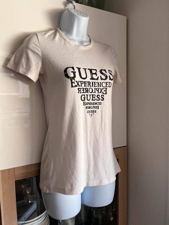 Teeshirt guess blanc