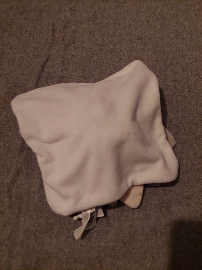 Doudou plat lapin DOUDOU ET COMPAGNIE Collector taupe et beige - photo numéro 6