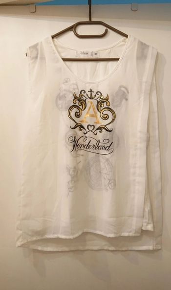 Blouse blanches "Alice aux pays des merveilles" 