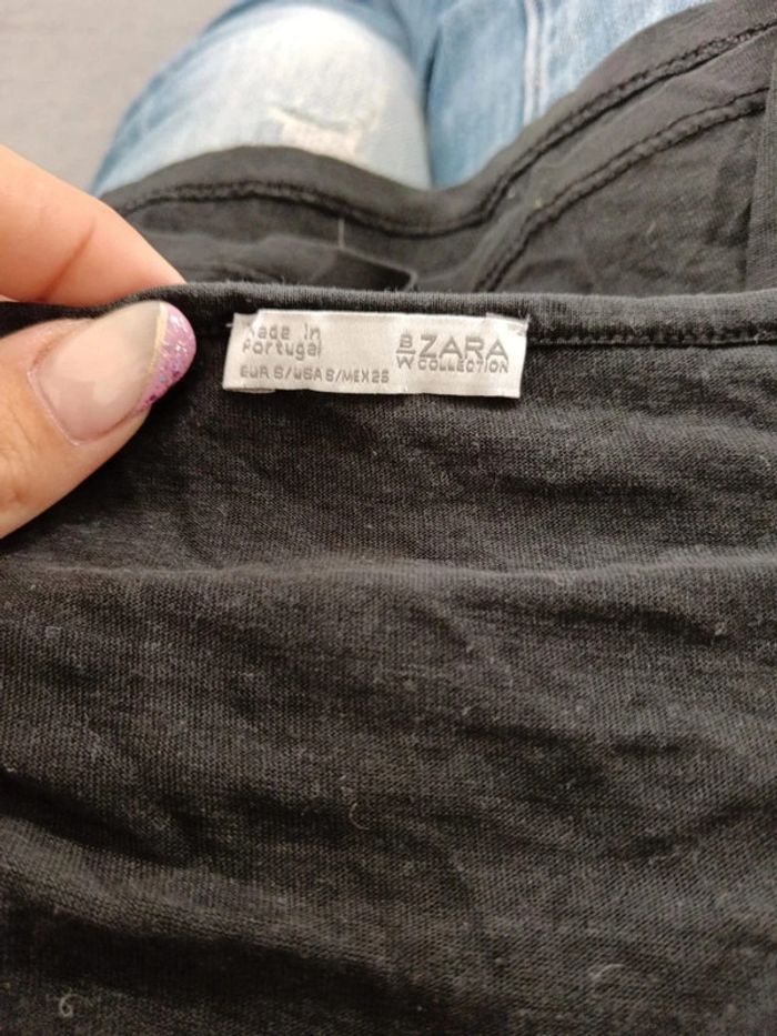 C54 t-shirt noir Zara S - photo numéro 3