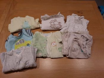 Lot de 6 pyjamas hiver 3 mois