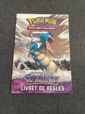 Pokémon Livret De Règles / Liste Des Cartes -  Diamant & Perle Tempête FR