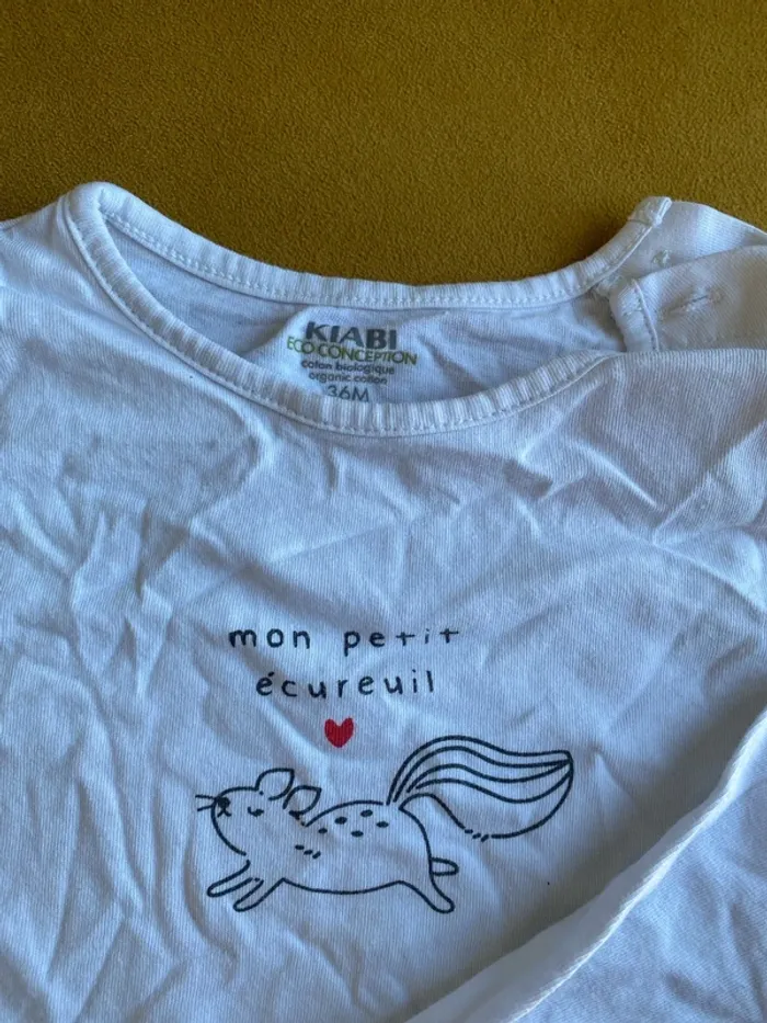 T-shirt manche longue taille 36 mois - photo numéro 2