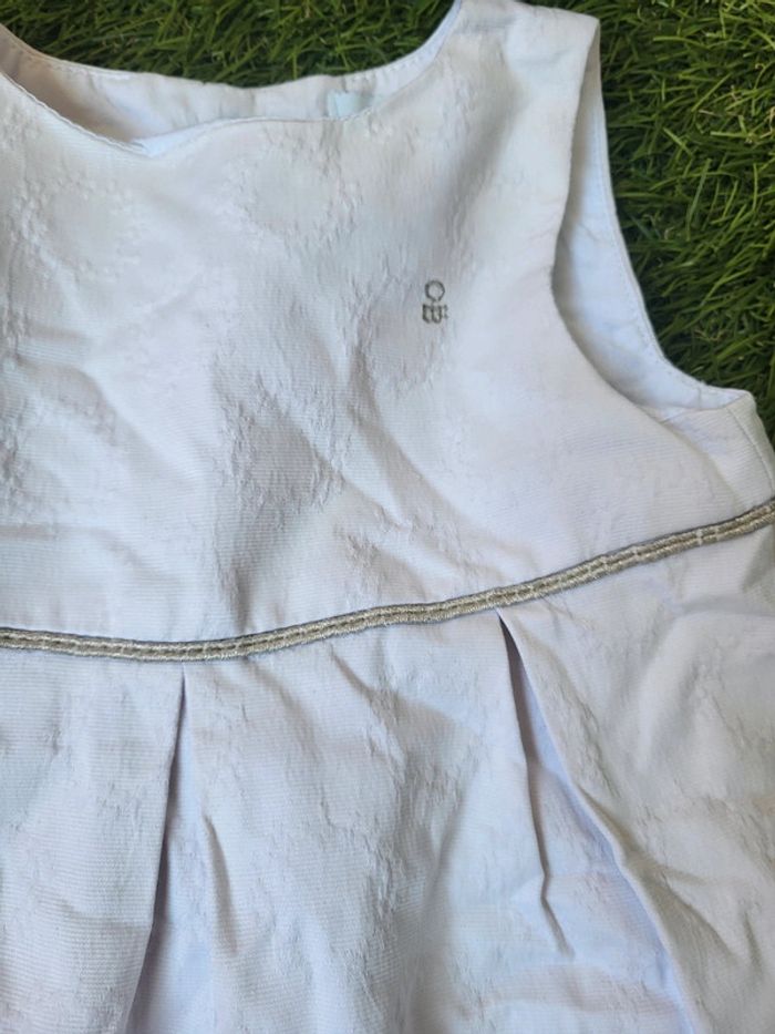 Robe blanche okaiidi cérémonie 12 mois - photo numéro 2