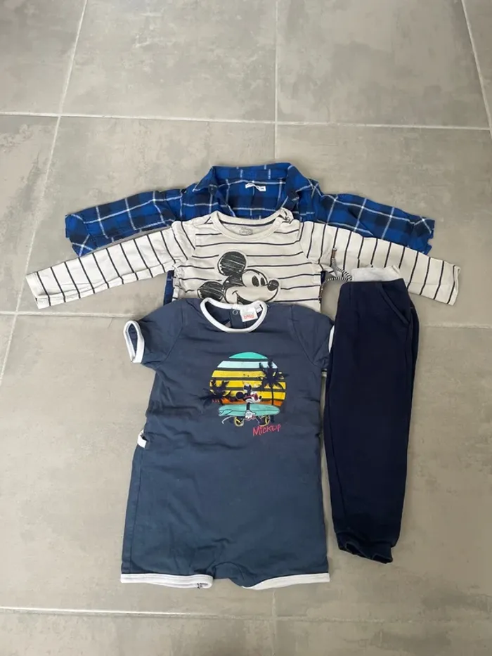 Lot de vêtements garçon taille 18/24 mois - photo numéro 2