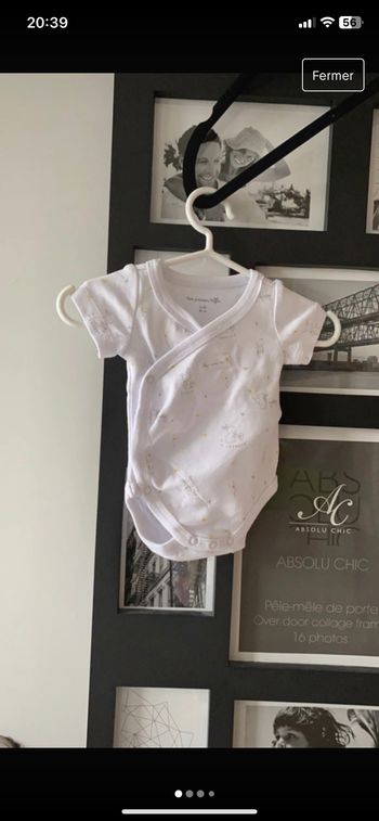 Lot de 2 bodies naissance