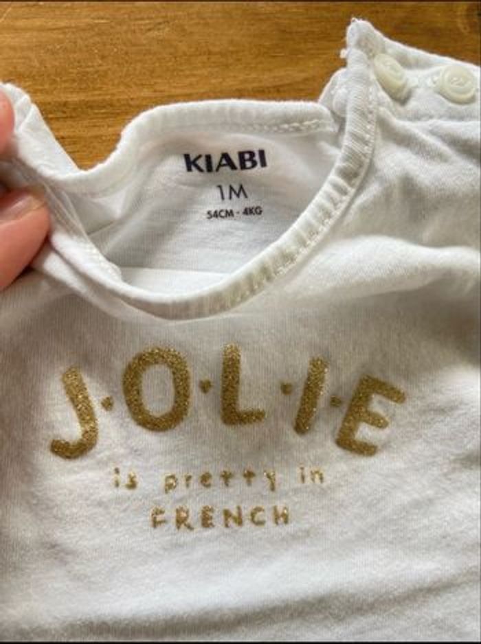 Ensemble bébé fille, taille 1 mois - photo numéro 3