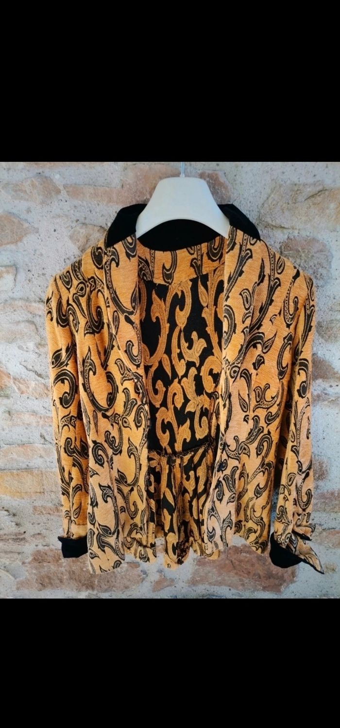 Veste moutarde femme taille36 - photo numéro 2