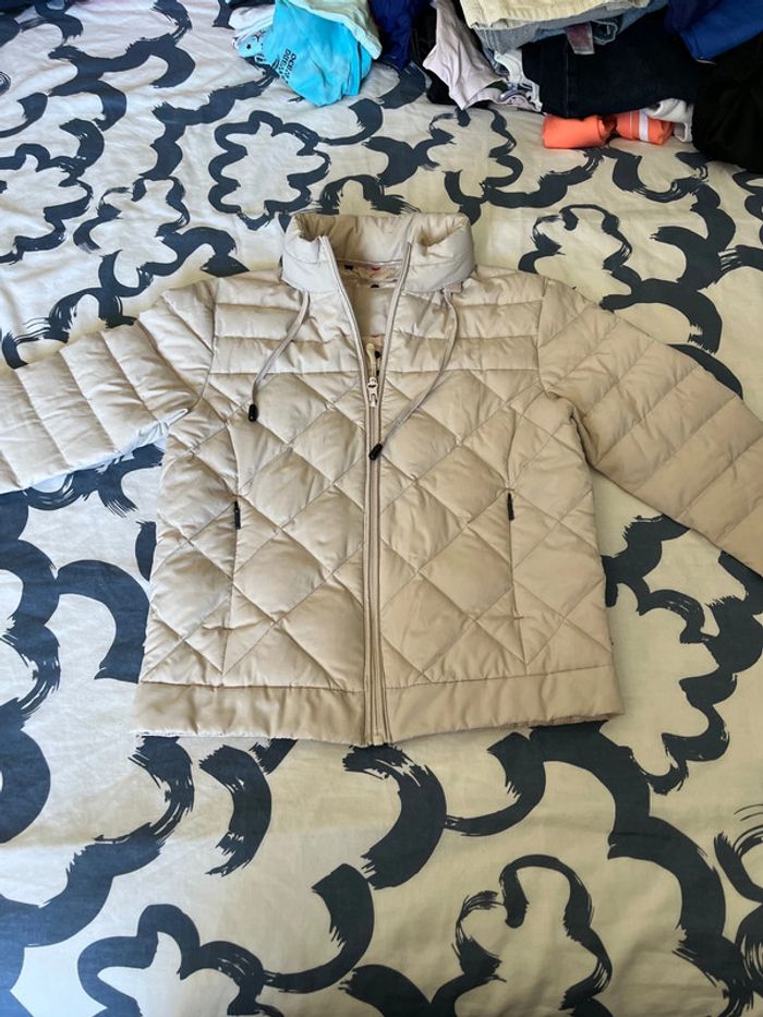 blouson fille 8 ans beige