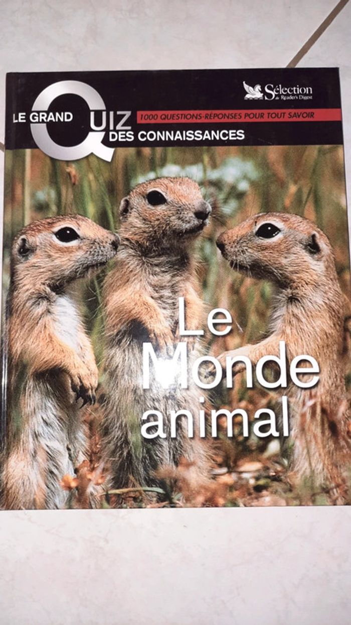 Le monde animal- le grand Quiz des connaissances - photo numéro 2