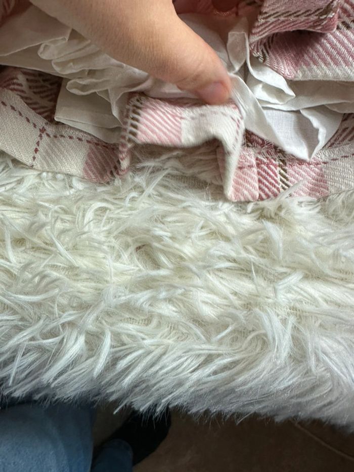 Robe à carreaux col à volants Mayoral taille 36 mois - photo numéro 3