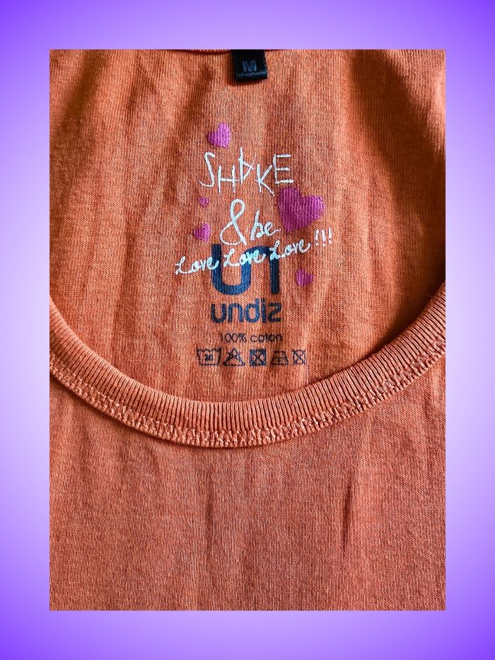 Débardeur – Orange, Corail – Taille 38 M – Femmes – Undiz – Très bon état - photo numéro 3