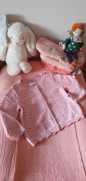 Gilet rose Sergent Major taille 9 mois