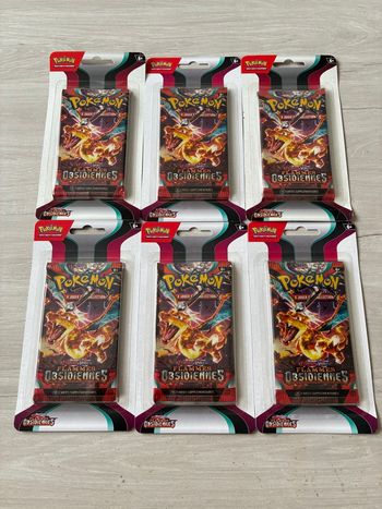 Blister carton EV3 Flammes Obsidiennes 