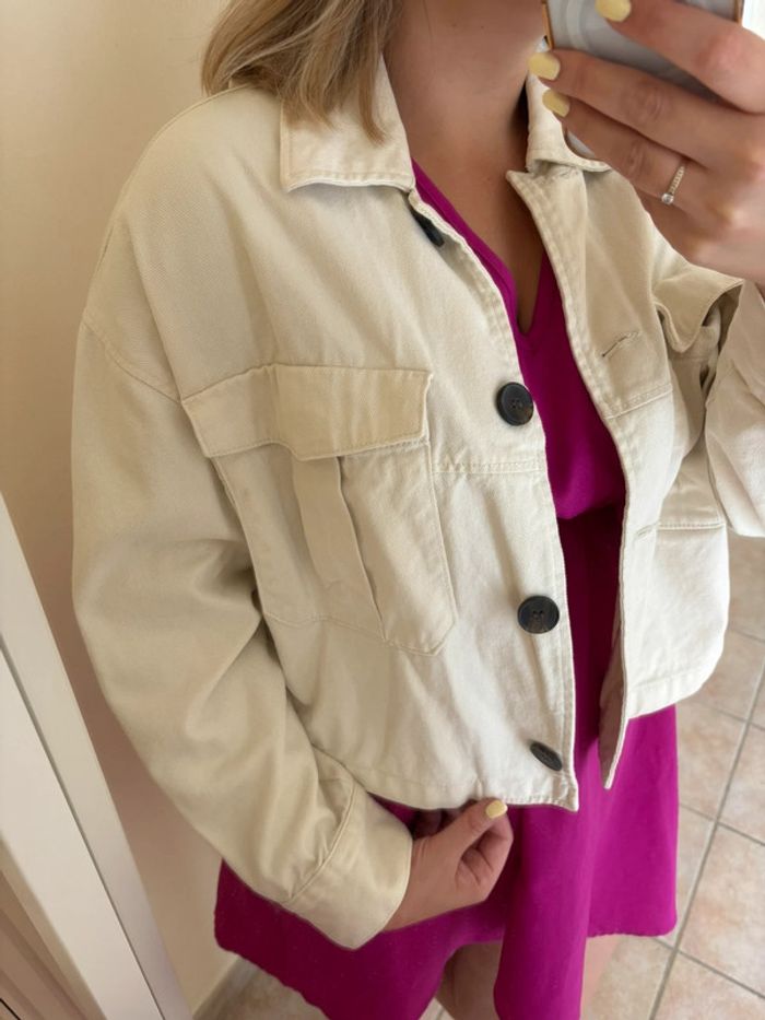 Veste beige - Femme - 38/M - photo numéro 2