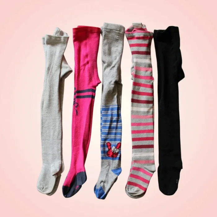 Lot de 5 collants taille 23/26 - photo numéro 2
