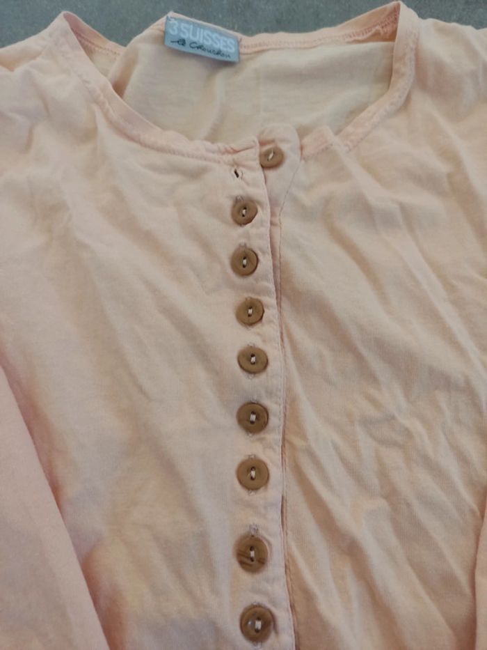 Tee shirt 3 Suisse saumon 36 - photo numéro 2