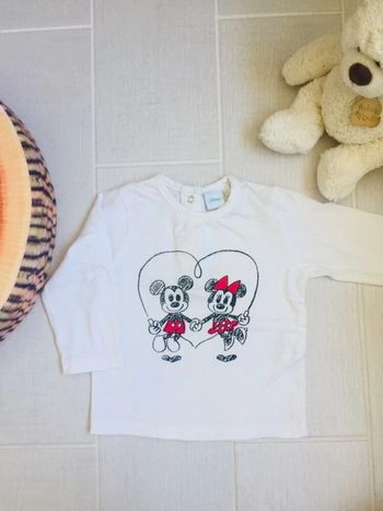Tee-shirt bébé disney 6 mois fille