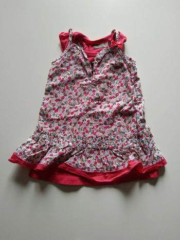 robe été imprimé oiseaux fille 6 mois Jean Bourget