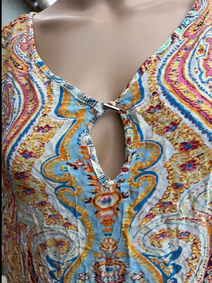 Superbe blouse/tunique graine de malice - taille L - photo numéro 3