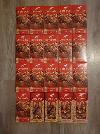 Tablettes côte d'or