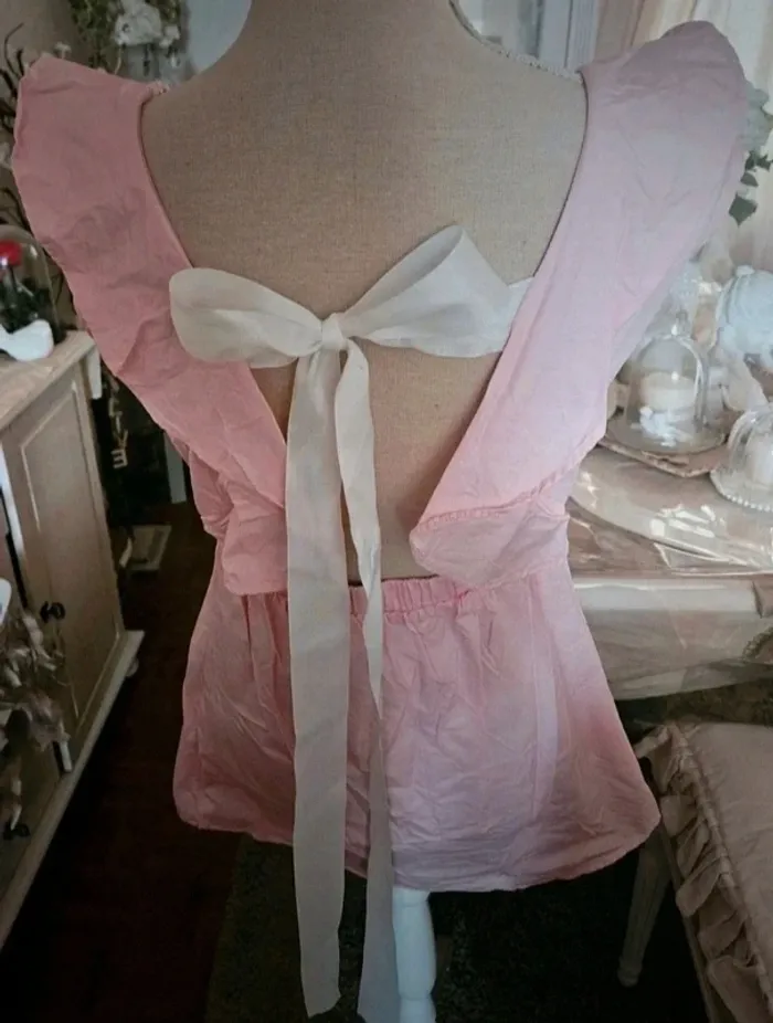 Robe rose pastel avec noeud Golden Days Paris Taille S/M Neuve - photo numéro 4